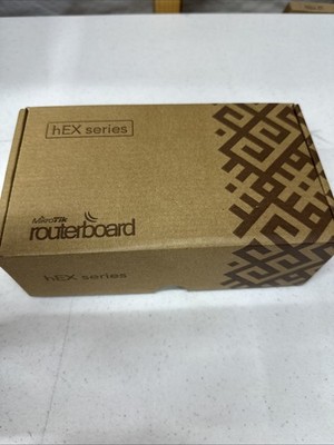 MIKROTIK RB750UPr2 hEX PoE lite 5xLAN 10/100 Router with 4x POE Ports, UK PSU