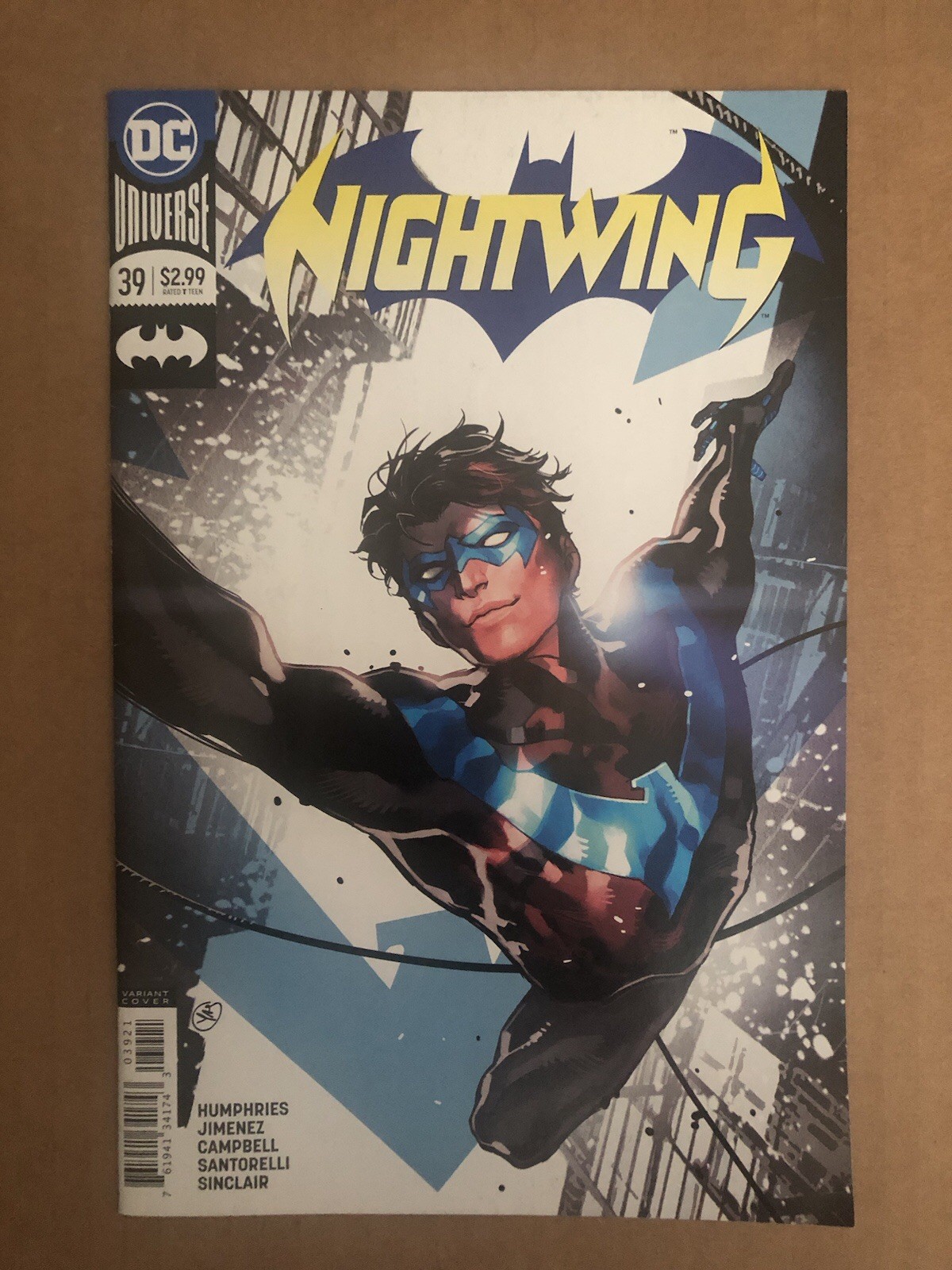 Nightwing #39 (2018) Yasmine Putri Cover B Variant Phil Jiminez HTF - NM Unread!