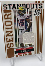 DAVID HARRIS JERSEY Card 2007 Topps DPP Senior Standouts Relic MICHIGAN NY JETS