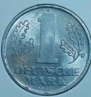 Deutschland 1 Deutsche Mark 1956 in Stempelglanz#26/186 - Bild 1 von 2