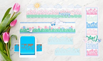 Creative Memories Tulips Border Punch