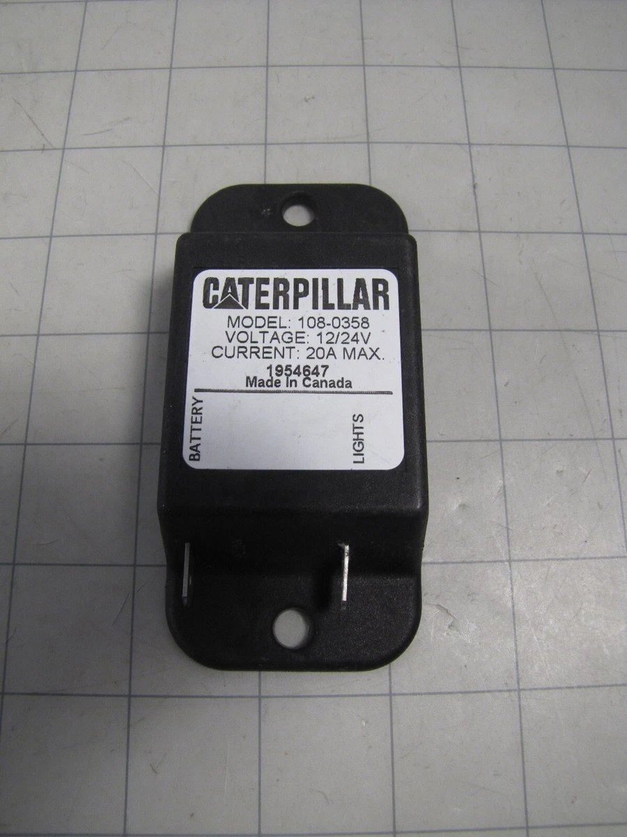 Caterpillar / CAT 108-0358 Electronic Flasher 12/24V 20A Max NEW 