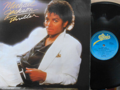 Michael Jackson ORIG OZ LP Thriller VG+ ’82 Epic ELPS4328 R&B Disco Pop Rock - Afbeelding 1 van 1