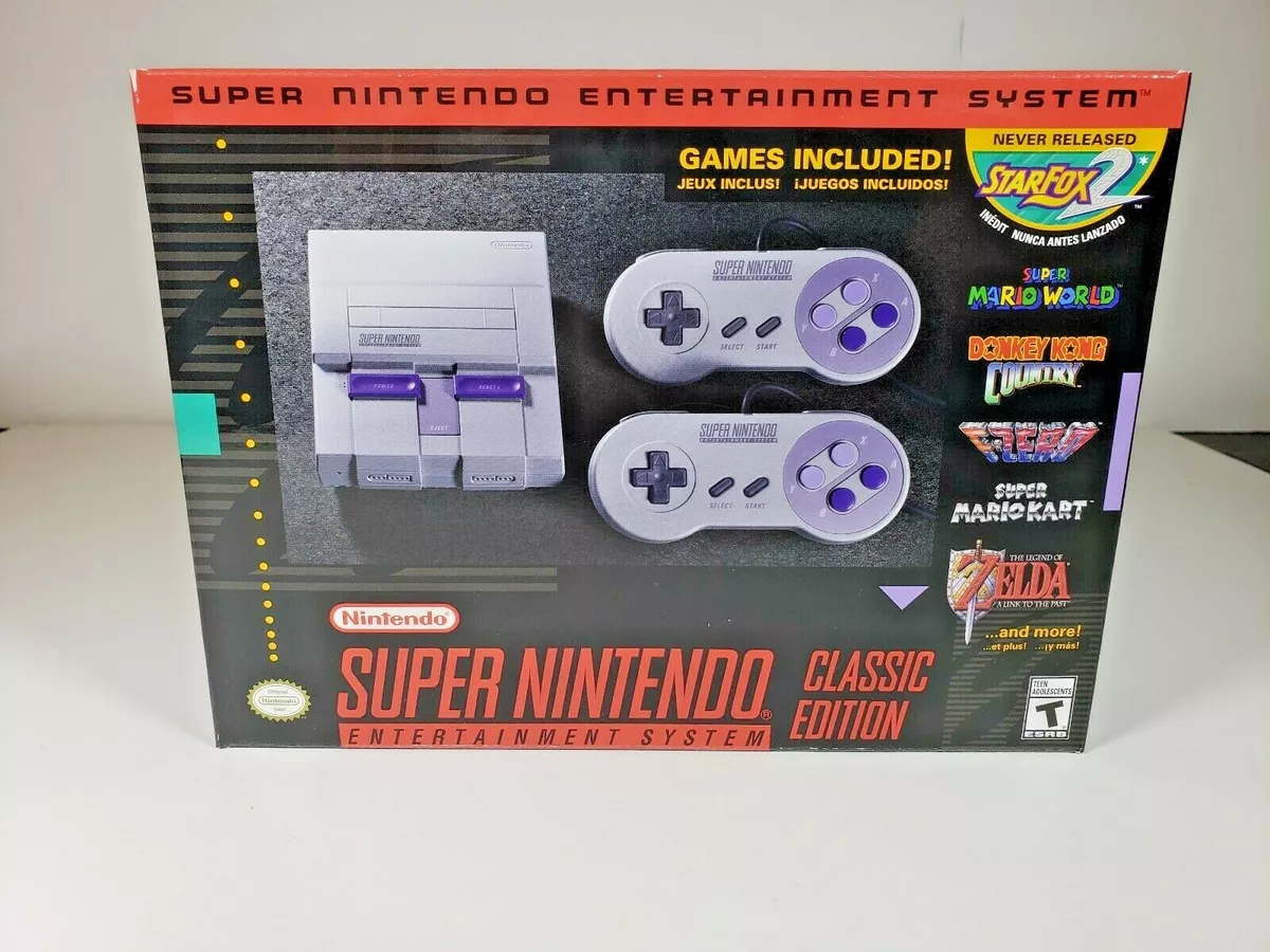 Afskedigelse Automatisk gennemsnit Super Nintendo Entertainment System SNES Classic Mini Edition Brand NEW  Sealed | eBay