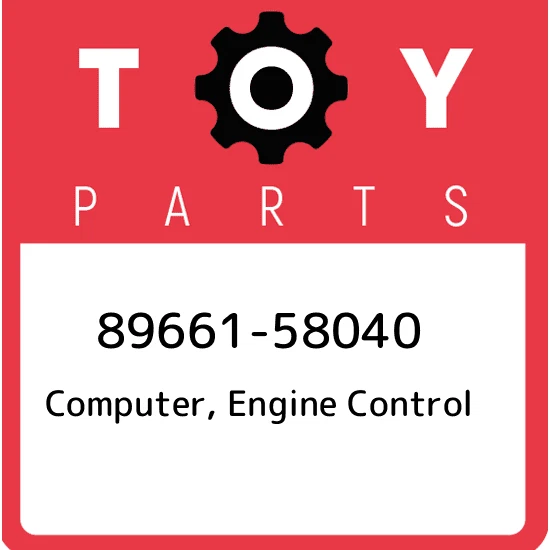 89661-58040 Toyota Computer, engine control 8966158040, New  