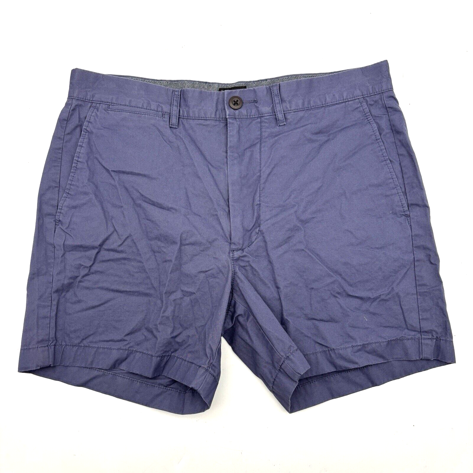 J.Crew Re-Imagined Blue Cotton Slash Pocket Chino Shorts Men's Size 31x5