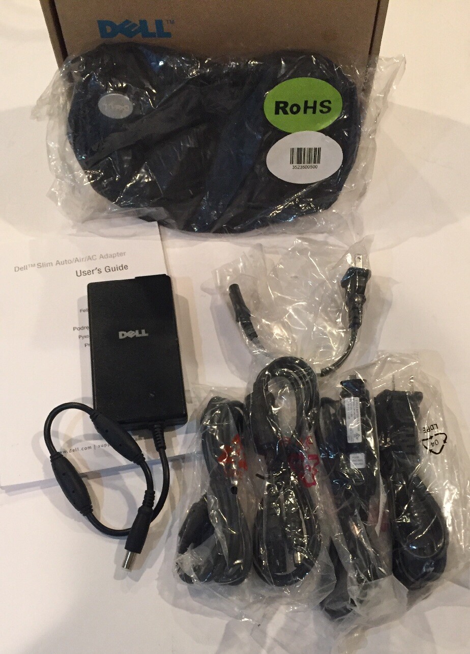 Genuine Dell Slim Auto Air AC Adapter DA65NS300 eBay