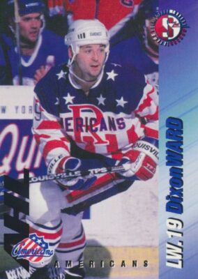 1995-96 Rochester Americans Team Issue # DIXON WARD
