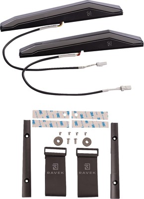 Apex Lights Red Running & Brake - 2 Lights w/ Plug & Play Harness Ravek 65-305