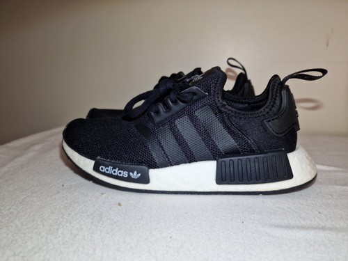 Adidas NMD R1 Black Junior Kids Trainers UK Size 3 New FW0431 | eBay