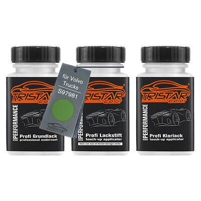 Autolack Lackstift Set für Volvo Trucks S97981 Faito Green Perl 3 x 50ml