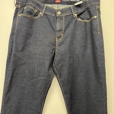 Denizen by Levi's Women Modern Dark Blue Bootcut Jeans 18M