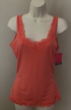 YUMMIE TUMMIE Heather Thomson LARA SLIMMING TANK TOP L NEW Hibiscus NWT Lace