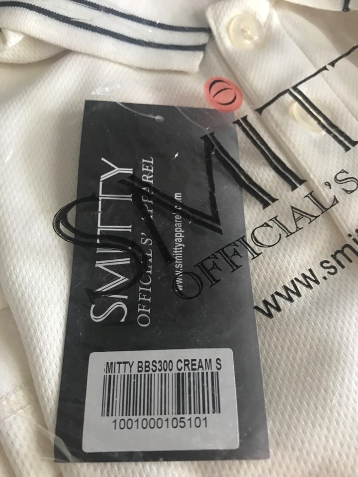 M medium Smitty Apparel BBS3000 Umpire Shirt Color Cream eBay