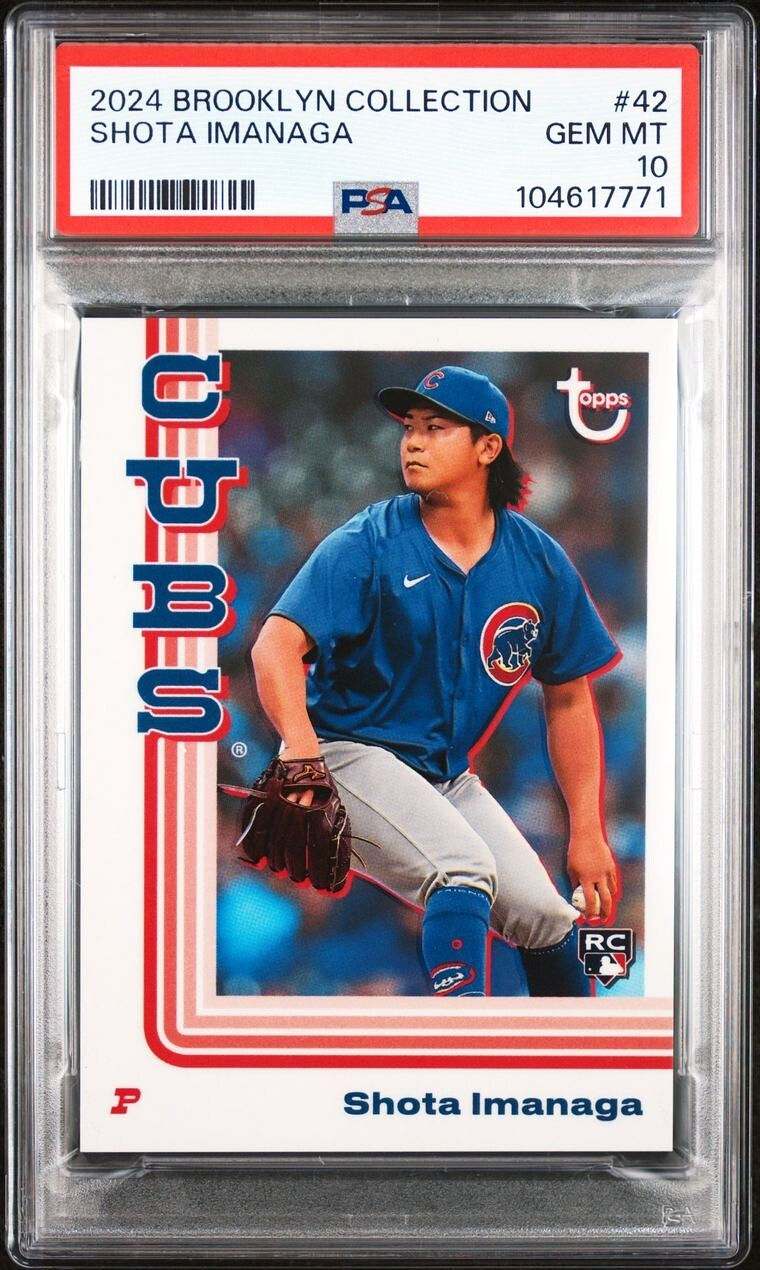 2024 Topps Brooklyn Collection Shota Imanaga RC #42 Rookie Card