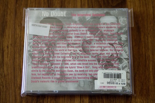 No Doubt Band / Gwen Stefani - The Interview Sessions CD | Like New | Free S&H - Imagen 2 de 3