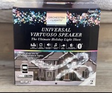 Orchestra of Lights Virtuoso Speaker Gemmy Bluetooth Music Box LED Light Show