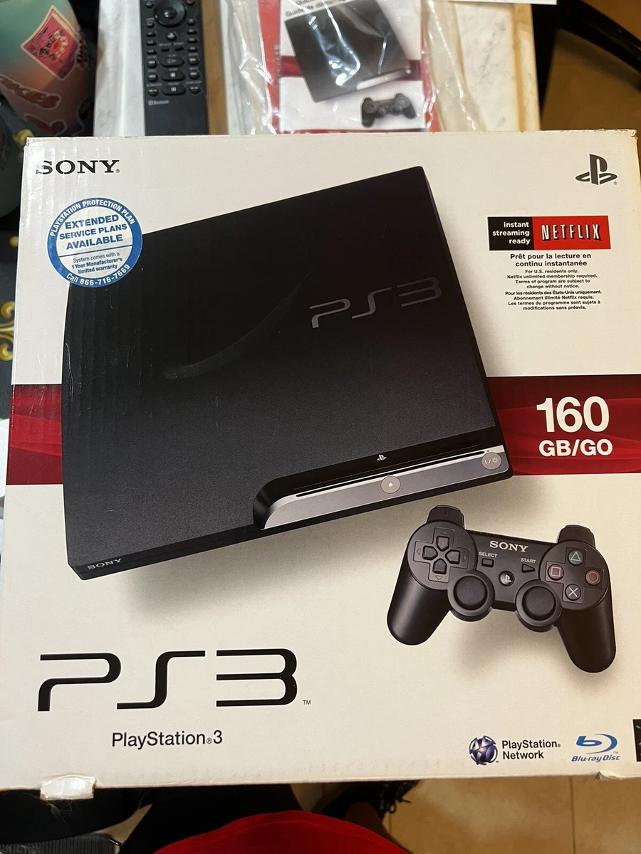 Sony Playstation 3 PS3 160GB Console,3 Wireless controllers,6 