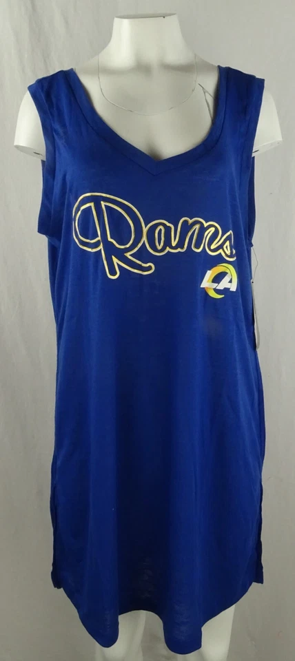 Traje de baño para mujer Los Angeles Rams G-III 4Her by Carl Banks fuera de temporada encubrimiento Foto 2 de 4