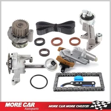 Timing Belt Chain Tensioner Kit Water Oil Pump for 03-06 Audi Volkswagen 1.8L 