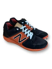 2016 New Balance Fantom Fit Low Baseball Cleats Black/Orange Men's US 8