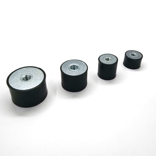 M4-M12 Female Thread Rubber Mount Ø10-75mm Anti Vibration Bobbin Isolator Damper - Picture 5 of 7