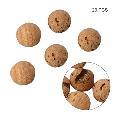 20 Stück Cork Balls Pop-Ups Boilies Poppers Karpfenangeln Für Ronnie Hair Rigs