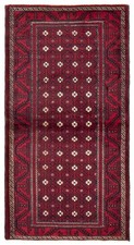 Vintage Oriental Hand-Knotted Carpet 3'7" x 6'8" Traditional Wool Area Rug