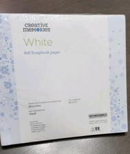 Creative Memories 8" X 8" White Scrapbook pages