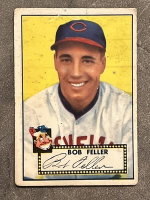   BOB FELLER  1952 Topps #88 HOF 1st Vintage Indians