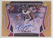 2019 Certified Potential Signatures Mirror Gold /25 Keanu Neal #PS-KN Auto 0l1
