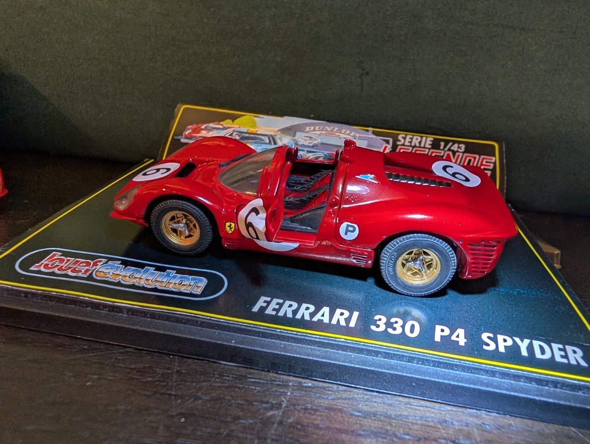 1:43 Ferrari 330P4 #6 Spider 66-67 with Case by Jouef evolution