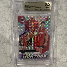 Panini 2024-25 Mosaic Montage Reed Sheppard Rookie Mosaic Prizm #16 BGS 9.5