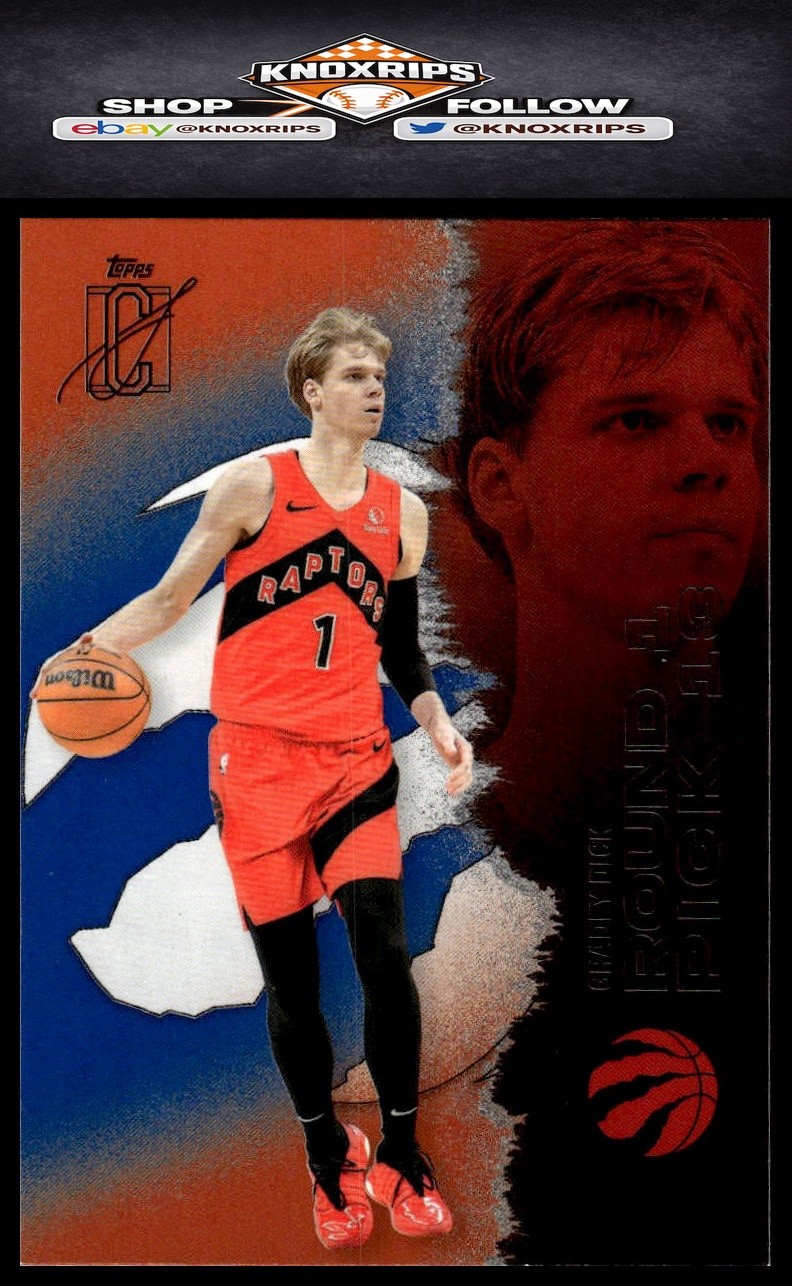 2025-26 Topps Signature Class #6 Gradey Dick Blue & Orange