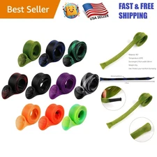 Durable PET Fishing Rod Covers - Lightweight, Heat Resistant & Stylish 10 Pack