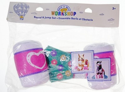 Build A Bear Horse Barrel Jump Set Plush Play