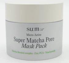 SU:M37 Micro Active Super Matcha Pore Mask Pack 100ml Elasticity K-Beauty #107