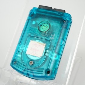 SEGA Dreamcast Visual Memory Unit Aqua Blue Edition HKT-7000 DC VMU w/ Battery
