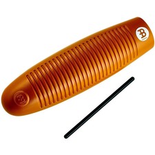 Meinl Turbo Guiro Hand Percussion GU9 Orange Fiberglass Lightweight