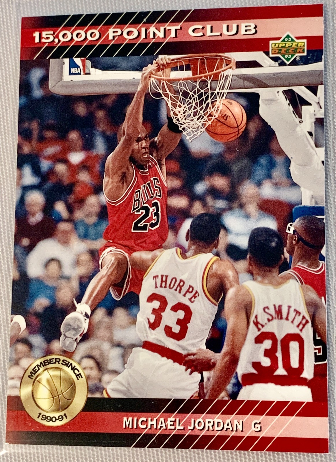 1992-93 Upper Deck ... Michael Jordan  !!! ... #PC4  15000 Point Club !!!!!!