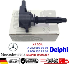 NEW GENUINE Ignition Coil For 2005-2014 Mercedes-Benz V6 V8, A0001502780 OEM