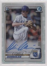 2020 Bowman Draft Chrome Picks Refractor 219/499 Christian Chamberlain Auto 0a2