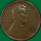 1909-VDB Lincoln Wheat Cent Extremely Fine XF Coin #37543