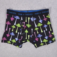 Pair Of Thieves Psychedelic Shroom Mushroom Comfort Boxer Briefs Mens Small