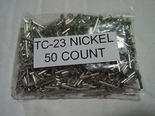 50 Lionel TC 23 Nickel Knuckle coupler Rivets & 50 TC 22 Knuckle Coupler Springs