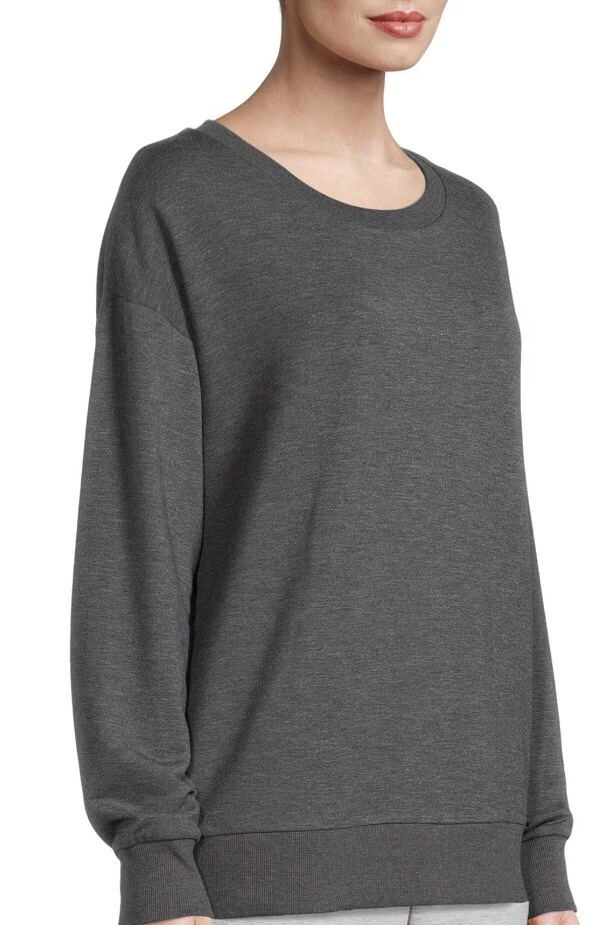 VETEMENTS Reebok Felpa Donna Super Morbida XL (16 18) Relax Fit Grigio Antracite