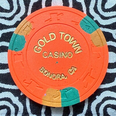 Gold Town Casino $25 Sonora, California Poker Gaming Casino Chip U20