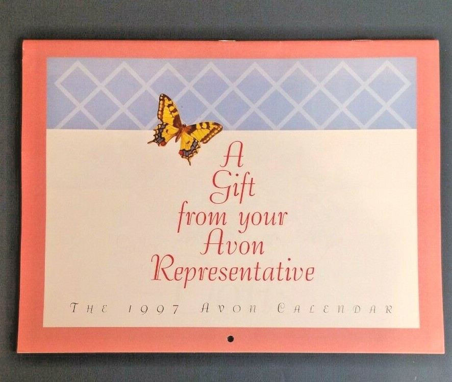 Vintage AVON 1997 Calendar w Beautiful Artwork by Conn Baker