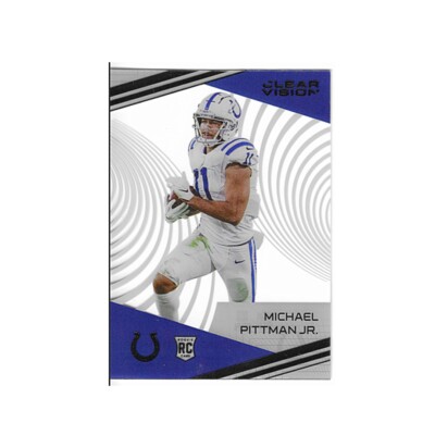 MICHAEL PITTMAN JR Rookie 2020 Chronicles Football Clear Vision #CV19 NFL Colts