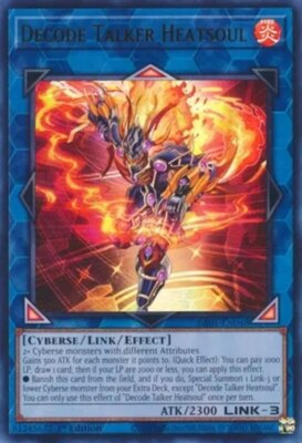 Yugioh! Decode Talker Heatsoul - RA01-EN048 - Ultra Rare - 1st Edition Near Mint